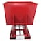 Vestil Light Duty Self-Dumping Hopper 1 Cubic Yard 2000 lb Red D-100-LD-SR - alternate 2